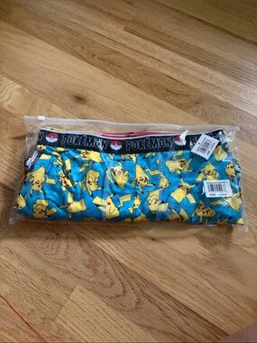 Pokemon Boys Blue & Yellow Pikachu Boxer Shorts, Large